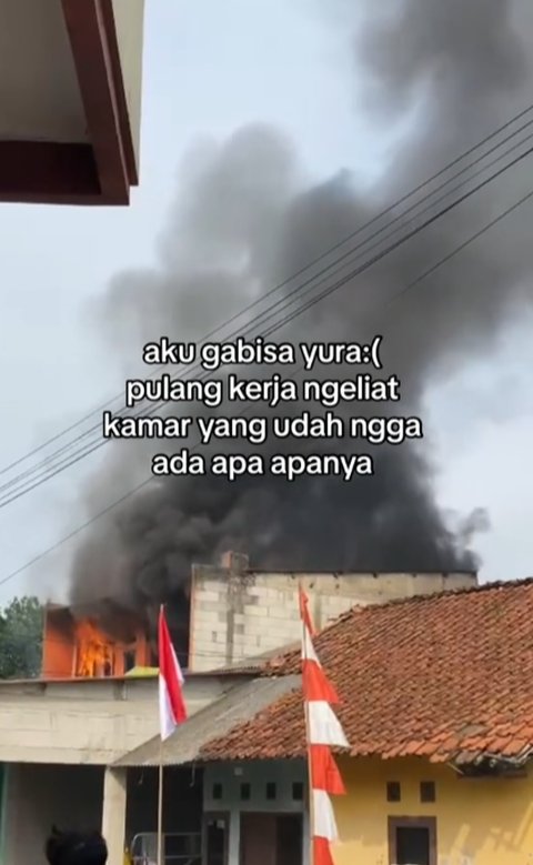 Nyesek Banget, Wanita Ini Dapati Kamarnya yang Hangus Terbakar saat Pulang Bekerja