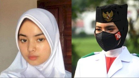 Cantik Memesona, Deretan Paskibraka Pembawa Baki Bendera Merah Putih Era Jokowi Ada yang Lulus Akpol & Akmil