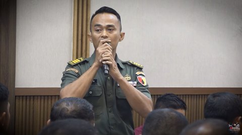 Depan Para Perwira, Kapten TNI Beri Pesan Penting Agar Tak Terjerumus Judi Online