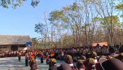 Viral Detik-Detik Siswa SMK di Wonogiri Tertimpa Pohon yang Tumbang saat Upacara Hari Pramuka, 6 Orang Dibawa ke Rumah Sakit