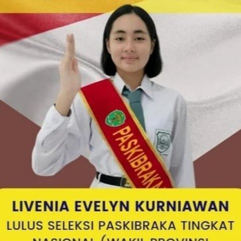 Sosok Livenia Evelyn Kurniawan Pembawa Baki Bendera Pusaka di IKN, Pelajar Asal Samarinda yang Berhasil Mewujudkan Cita-Cita Jadi Paskibraka