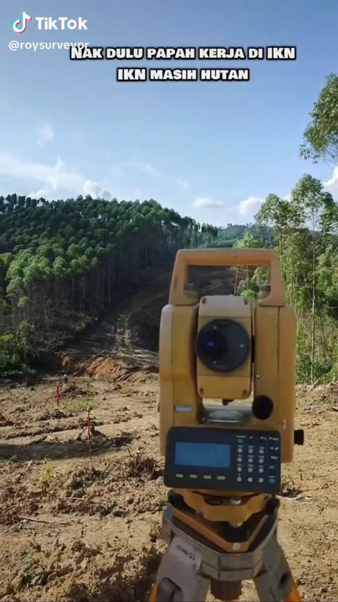 Petugas Survei Tanah Unggah Momen Kerjanya saat IKN Masih Hutan hingga Kini Jadi Kota Indah, Penuh Perjuangan