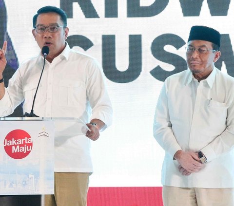 FOTO: Penampakan Kedekatan Gibran Duduk Bareng dengan Ridwan Kamil dan Suswono saat Deklarasi Pasangan Pilgub DKI Jakarta