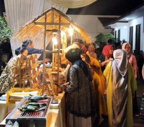 Viral! The 'Crazy Rich Gresik' Wedding with a People's Party Concept Similar to a Culinary Festival, Souvenirs Make Invitations Excited