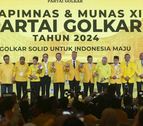 FOTO: Rapimnas Golkar Dibuka di Tengah Isu Jokowi Diusulkan jadi Ketua Umum