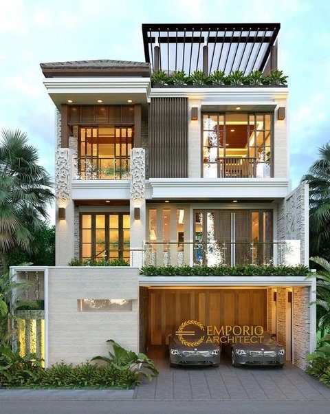 9 Ide Desain Rumah Minimalis 3 Lantai yang Terkesan Mewah, Elegan, dan Modern