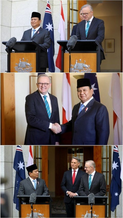 FOTO: Momen Prabowo Subianto Temui PM Australia Anthony Albanese untuk Memperkuat Hubungan Kemitraan