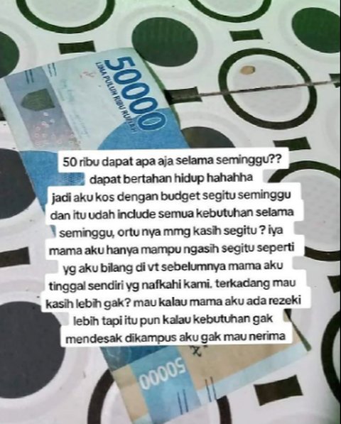 Begini Cara Atur Uang Rp50 Ribu buat Bertahan Hidup Seminggu Ala Anak Kos