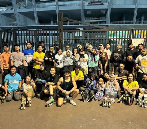 Practicing Roller Skating with the Jakarta Inline Skate Community