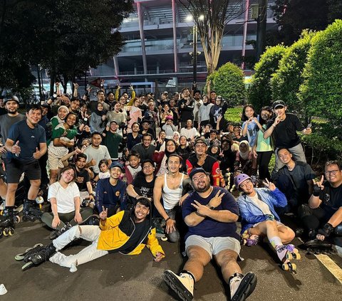 Practicing Roller Skating with the Jakarta Inline Skate Community