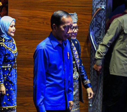 FOTO: Resmi Buka Kongres, Jokowi 'Endorse' PAN Dapat Tambahan Jatah Menteri di Kabinet Prabowo-Gibran