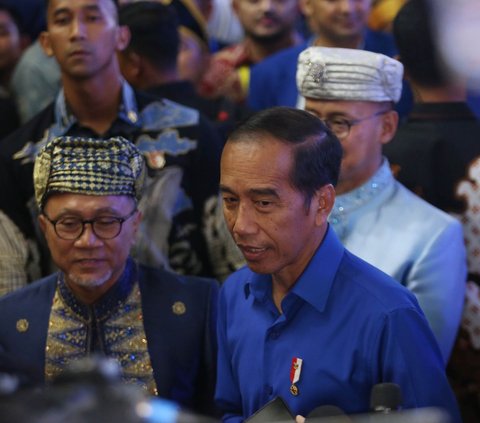 FOTO: Resmi Buka Kongres, Jokowi 'Endorse' PAN Dapat Tambahan Jatah Menteri di Kabinet Prabowo-Gibran