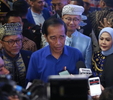 FOTO: Resmi Buka Kongres, Jokowi 'Endorse' PAN Dapat Tambahan Jatah Menteri di Kabinet Prabowo-Gibran