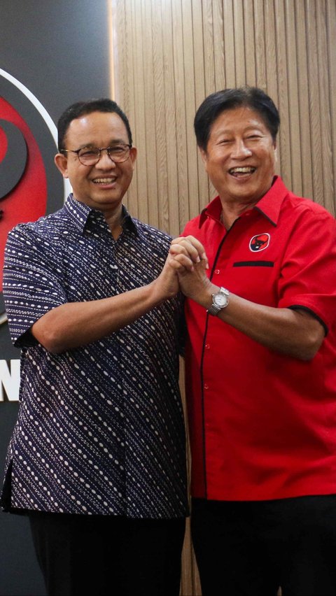 FOTO: Potret Kemesraan Anies Baswedan dan Petinggi DPD PDIP, Sinyal Dapat Dukungan Maju Pilkada Jakarta?