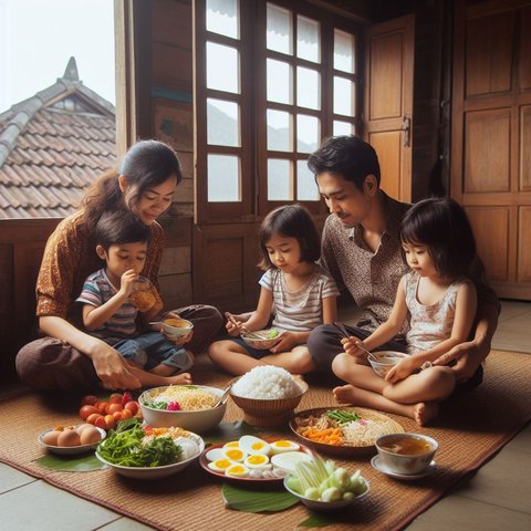 5 Manfaat Kesehatan yang Bisa Diperoleh dari Makan Sambil Duduk Bersila