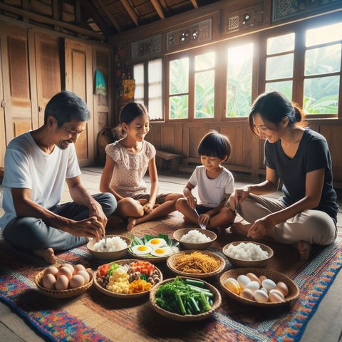 5 Manfaat Kesehatan yang Bisa Diperoleh dari Makan Sambil Duduk Bersila