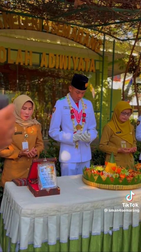 Momen Penyambutan Akmal Faiz Paskibraka Nasional 2024 Asal Semarang