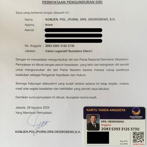 Eks Wakapolri Pegang Jas Merah 'Login Enggak Nih', Ucapannya Langsung Ramai Disorot