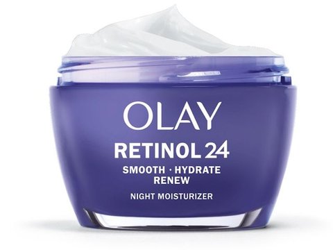 4. OLAY Retinol24 + Peptide Night Face Moisturizer: Kulit Halus dan Kencang dalam 28 Hari