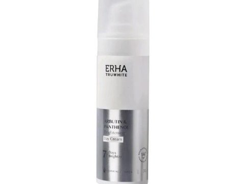 5. ERHA Truwhite Arbutin & Panthenol Brightening Day Cream: Mencerahkan dalam 7 Hari