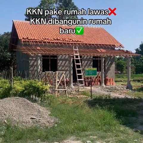 Sempat Viral karena Dibuatkan Rumah Baru untuk Posko, Ini yang Dilakukan Mahasiswa KKN Sebelum Pulang