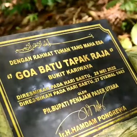 Referensi Wisata Dekat Pusat IKN, Mengintip Eloknya Stalaktit Berbentuk Kaki Manusia di Goa Batu Tapak Raja