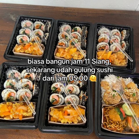 Tak Pikir Untung, Cerita Lika Liku Penjual Katering Jualan Bento Box Harga Murah Ini Viral