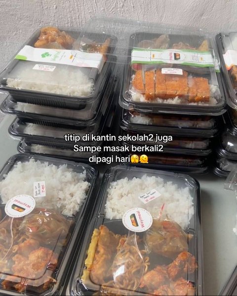 Tak Pikir Untung, Cerita Lika Liku Penjual Katering Jualan Bento Box Harga Murah Ini Viral