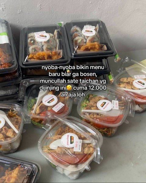 Tak Pikir Untung, Cerita Lika Liku Penjual Katering Jualan Bento Box Harga Murah Ini Viral