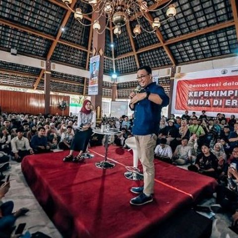 Gagal Menang di Pilpres dan Batal Ikut Pilkada DKI Jakarta, Begini Keseruan Anies Baswedan Keliling Kampus Ajak Mahasiswa Kawal Demokrasi