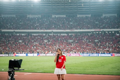 Sudah Dukung Timnas Indonesia dari Dulu, Intip Foto Jadul Raisa saat Nonton Langsung ke Stadion Bikin Pangling