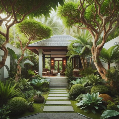 Bikin Rumah Lebih Adem, Ini 8 Desain Taman Tropis Minimalis yang Cocok untuk Pecinta Alam