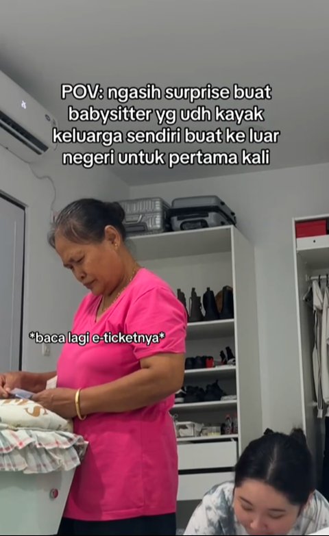 Viral Momen Kejutan Majikan Ajak Baby Sitter Jalan-jalan ke Luar Negeri, Penuh Kebahagian Bikin Haru