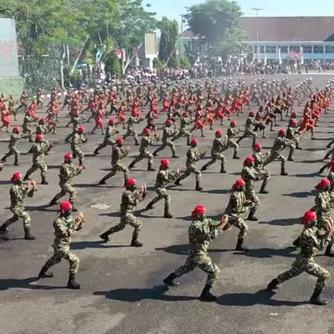 Sangar 500 Komcad Bersenjata Laras Panjang, Wakasad: Sewaktu-waktu Tidak Tahu Ancaman Datang