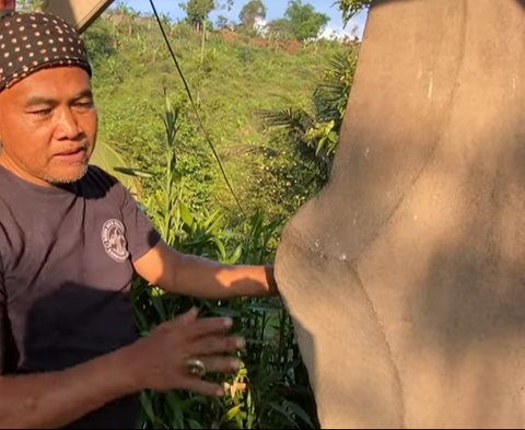 Situs Kujang Raksasa Berusia Ribuan Tahun Ditemukan di Lereng Gunung Salak, Begini Potretnya