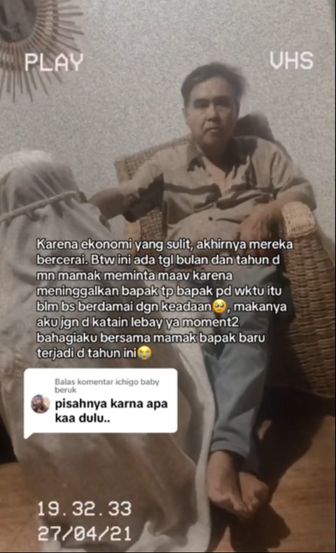 Viral Momen Mantan Suami Istri Kembali Komunikasi usai 22 Tahun Bercerai, Bikin Anaknya Haru