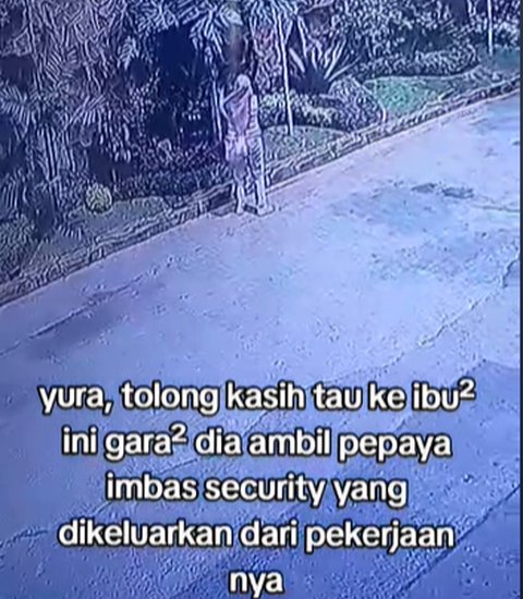 Miris Seorang Satpam Dipecat dari Tempat Wisata, Gara-Gara Ibu-Ibu Ambil Pepaya