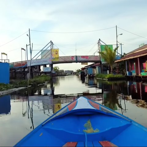 Melihat Uniknya Desa Tanpa Daratan Muara Enggelam di Kukar, Ada Sawah Terapung