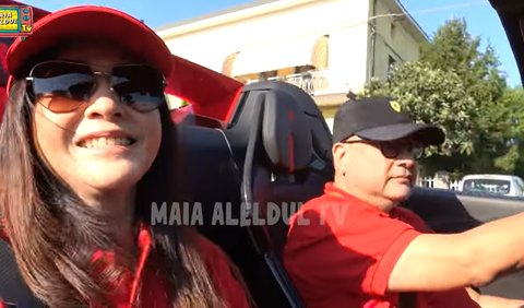 10 Momen Maia Estianty dan Irwan Mussry Touring di Italia Naik Ferrari, Dibuat Kagum dengan Pesona Pedesaan yang Tertata Rapi