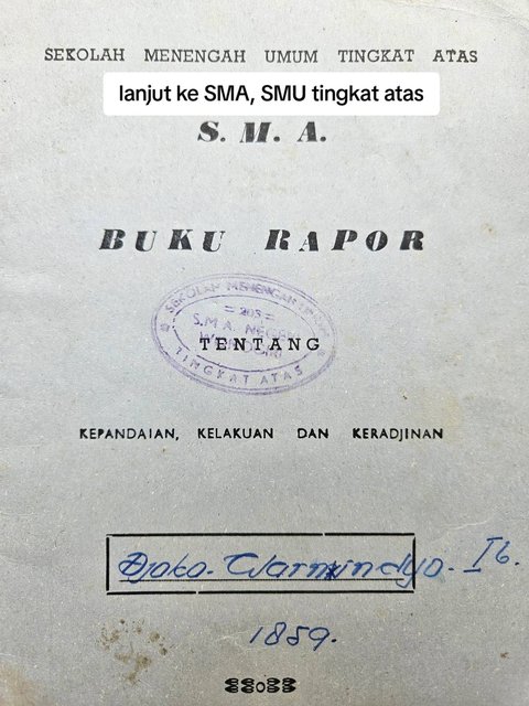 Sang Anak Temukan Rapor hingga Ijazah Jadul Milik Ayahnya, Banyak Nilai Merah hingga Izin Sakit 50 Hari