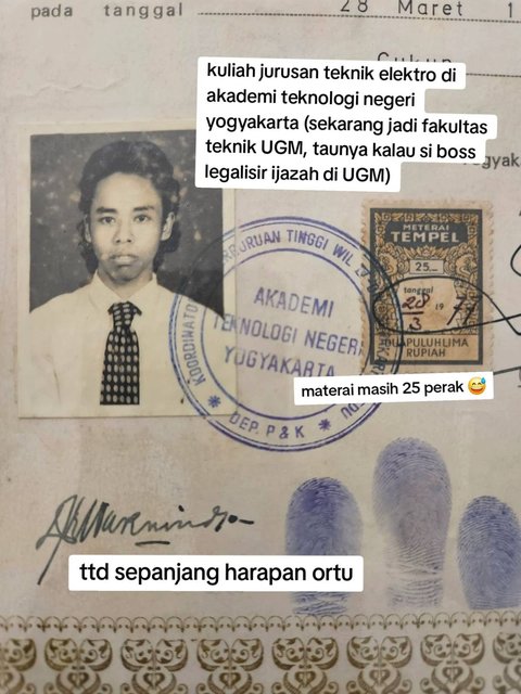 Sang Anak Temukan Rapor hingga Ijazah Jadul Milik Ayahnya, Banyak Nilai Merah hingga Izin Sakit 50 Hari