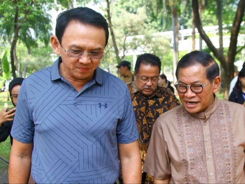 FOTO: Bertemu Pramono Anung-Rano Karno di Taman Semanggi, Ahok Kasih Saran ini Jika Terpilih Gubernur Jakarta