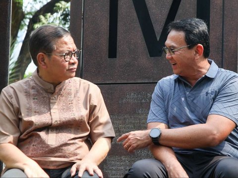 FOTO: Bertemu Pramono Anung-Rano Karno di Taman Semanggi, Ahok Kasih Saran ini Jika Terpilih Gubernur Jakarta