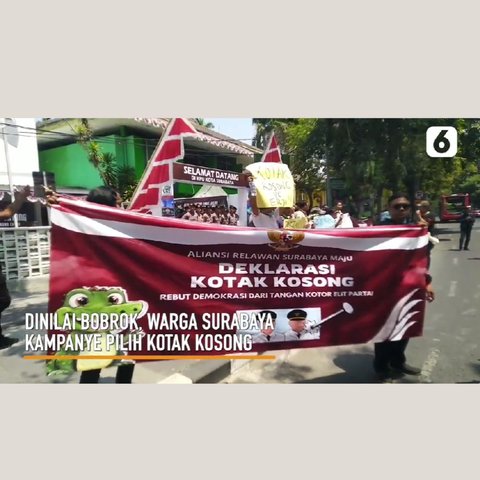 3 Fakta Menarik Jelang Pilkada Surabaya 2024, hanya Pasangan Petahana yang Daftar hingga Seruan Pilih Kotak Kosong