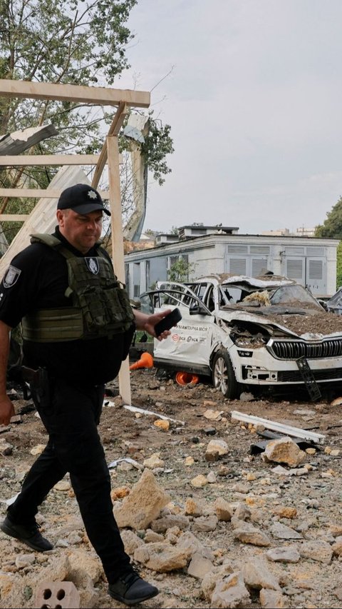 Serangan Rusia ini disebut-sebut yang paling masif sejak awal peperangan pecah sejak invasi Rusia ke Ukraina pada Februari 2022. Foto: REUTERS / Thomas Peter