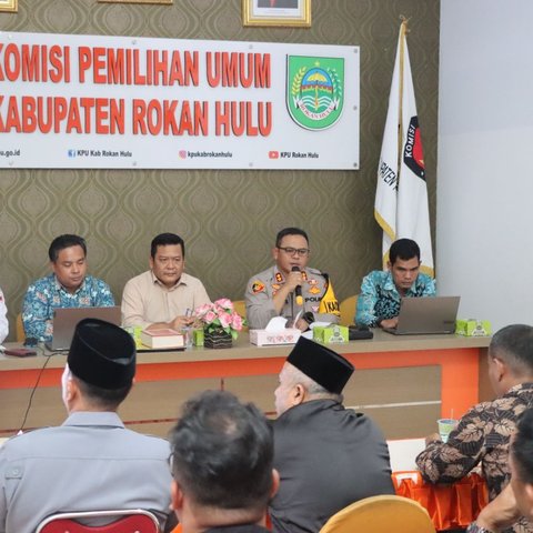 Kapolres Rohul Pastikan Keamanan Jelang Pengundian Nomor Urut Pilkada 2024