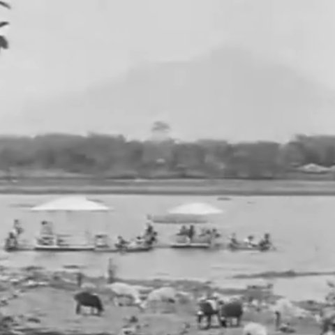 Melihat Asyiknya Orang Belanda Liburan di Situ Bagendit Garut Tahun 1912, Naik Perahu Berombongan