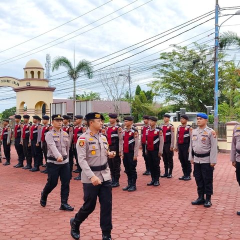 Polres Bengkalis Gelar Apel Kesiapan Pengamanan Jelang Pilkada