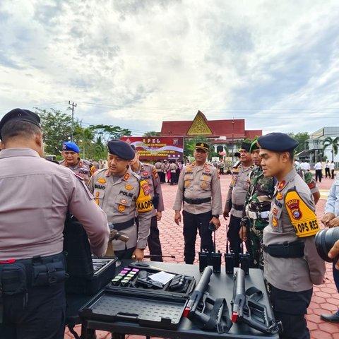 Polres Bengkalis Gelar Apel Kesiapan Pengamanan Jelang Pilkada