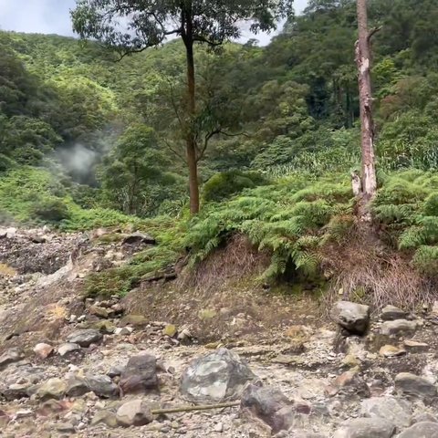 Dijuluki 'Ciwideynya Pandeglang', Intip Daya Tarik Kawah Putih Gunung Pulosari yang Lagi Hits